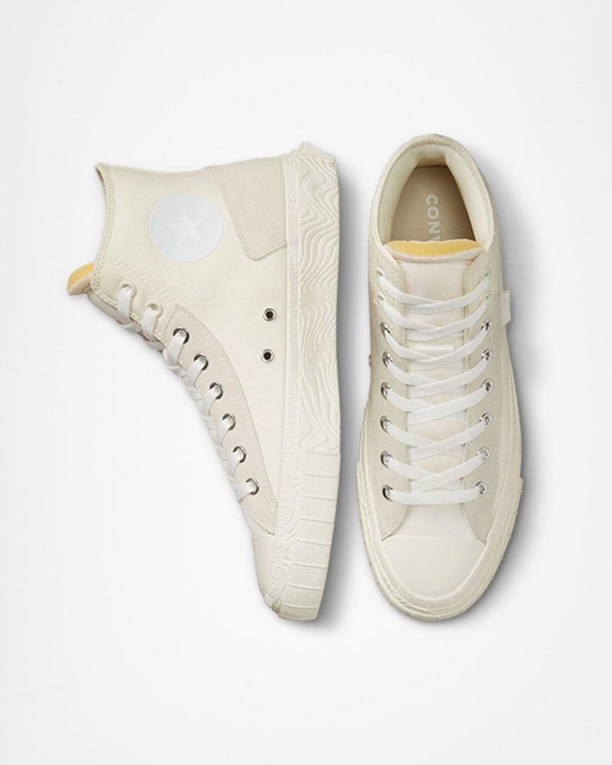Women's Converse Chuck Taylor Alt Star Wavy High Top Shoes Beige / White | AU E6C08A